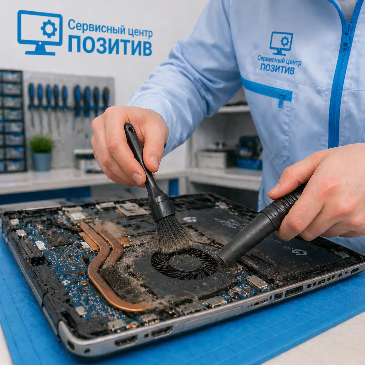 чистка ноутбука HP в Семилуках