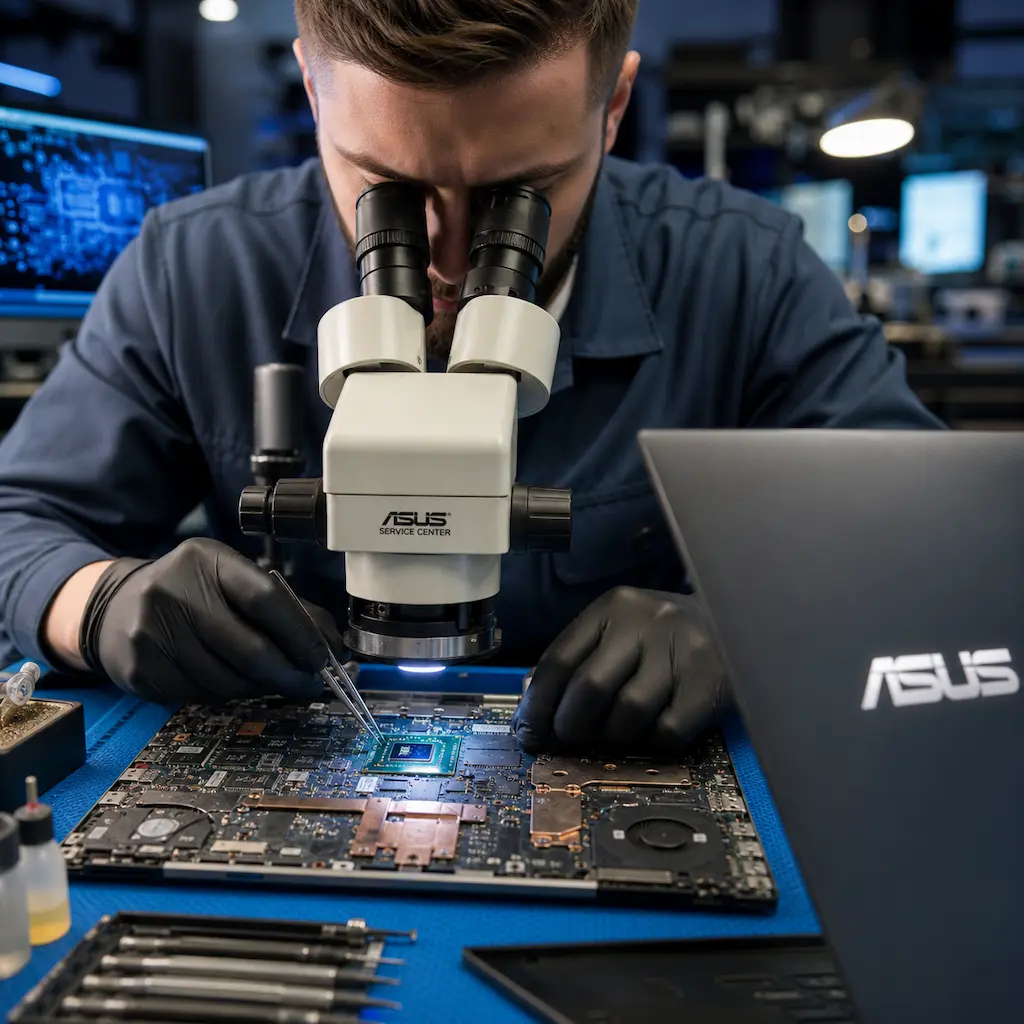 Замена видеокарты ноутбука Asus в Семилуках