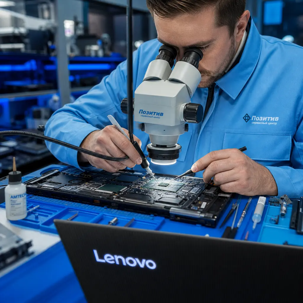 Замена видеокарты ноутбука Lenovo в Семилуках