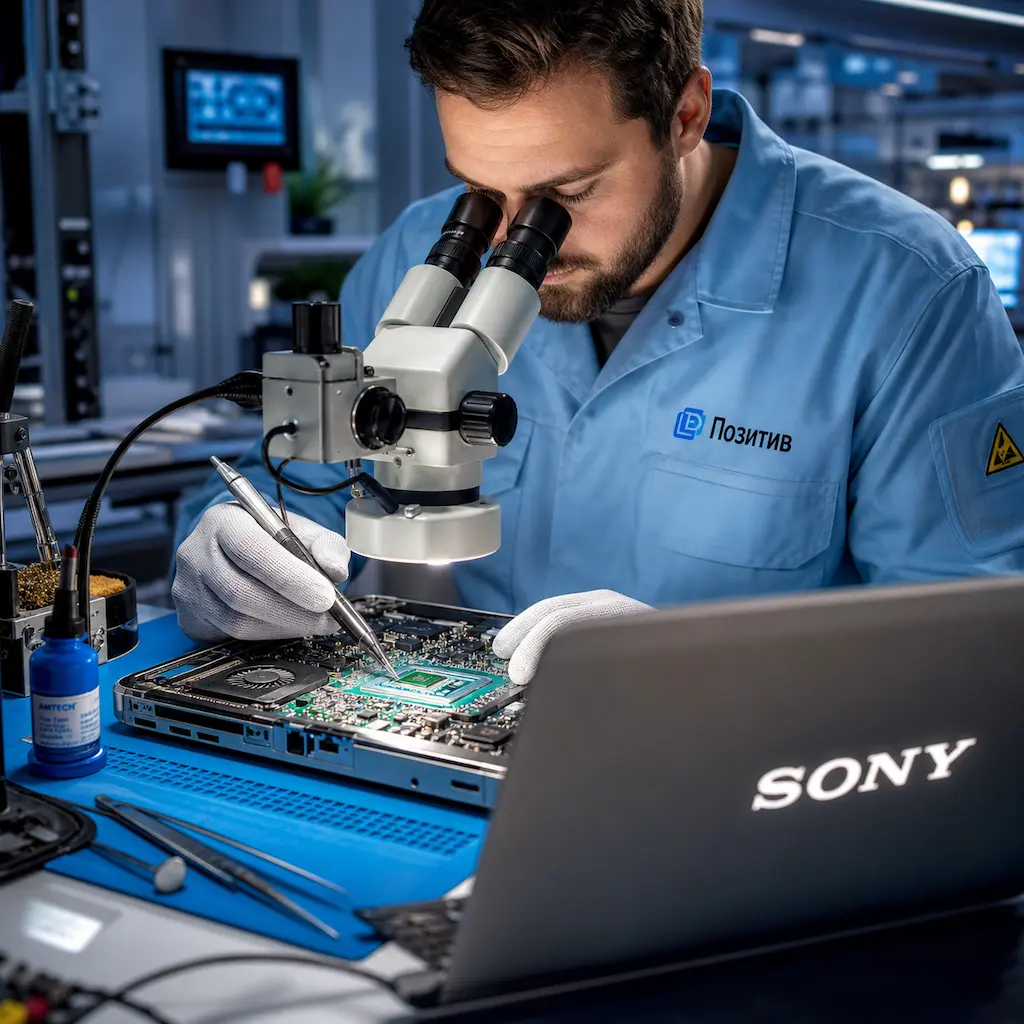 Замена видеокарты ноутбука Sony в Семилуках