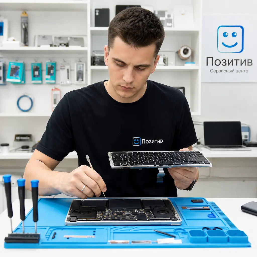 заменить клавиатуру на Apple Macbook в Семилуках