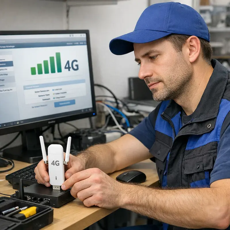 Настройка LTE модема в Семилуках