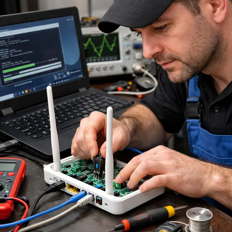 Перепрошивка WiFi роутера в Семилуках