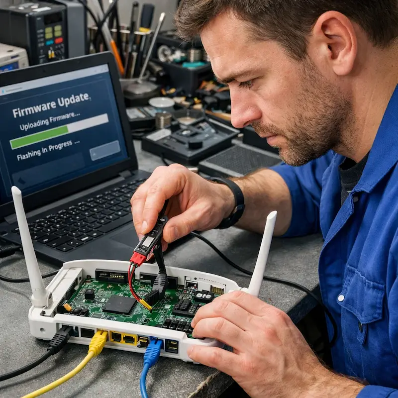 Обновление прошивки роутера в Семилуках