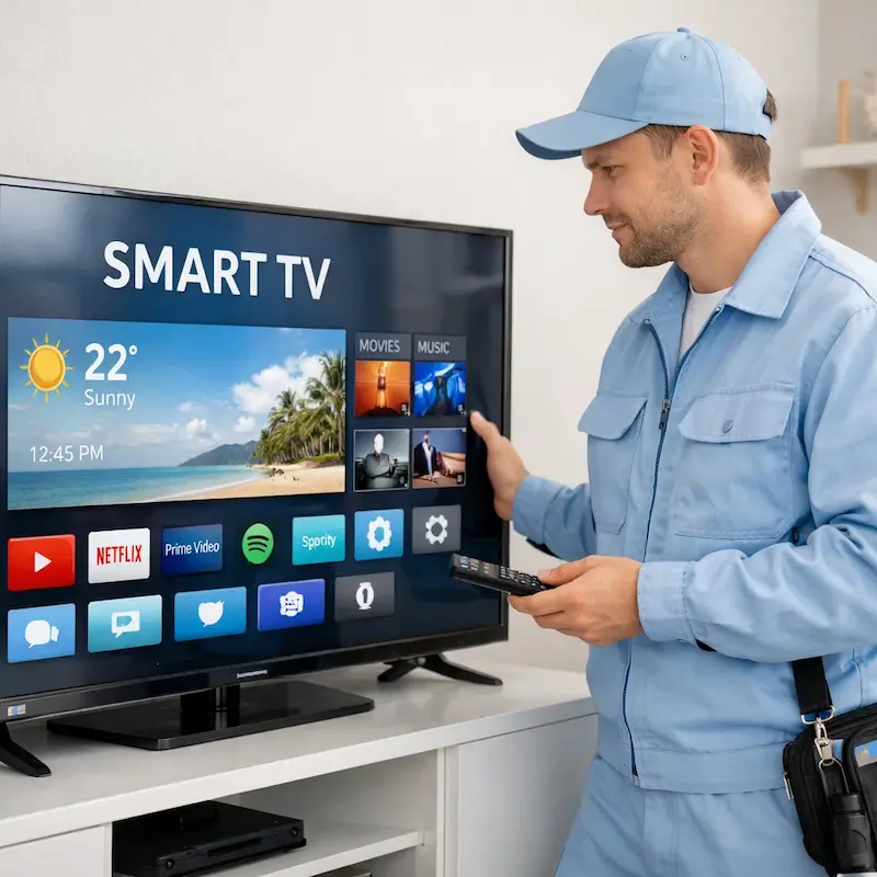 Настройка Smart TV в Семилуках