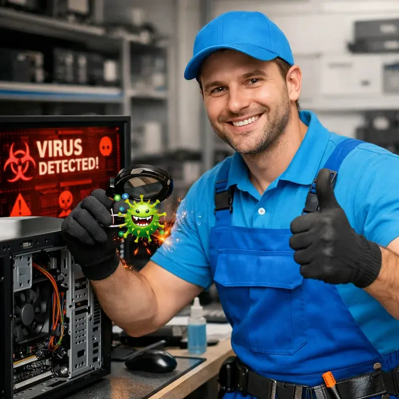 Удаление вирусов с компьютера в Семилуках